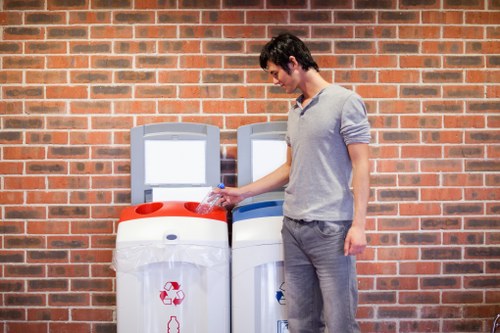 Professional furniture disposal service at work