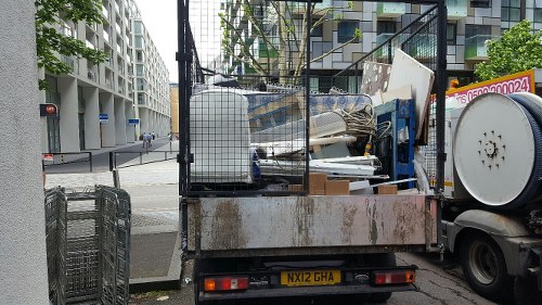 Commercial waste removal services in Osterley