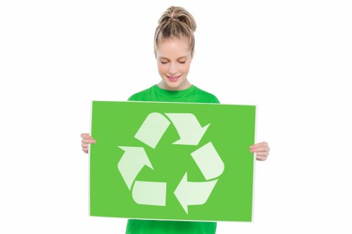 Recycling center in Osterley
