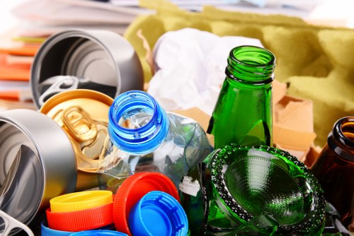 Sorting office items for recycling and disposal